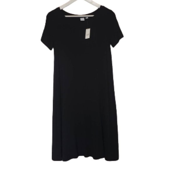 Gap black t-shirt dress NWT - Picture 1 of 7